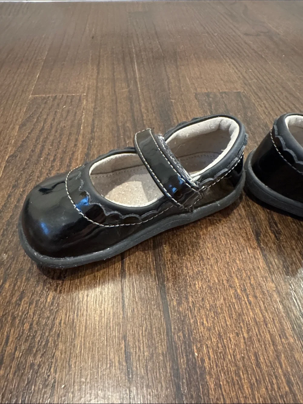 See Kai Run Jane II Black Patent Mary Jane Shoes Toddler Girl Size 6